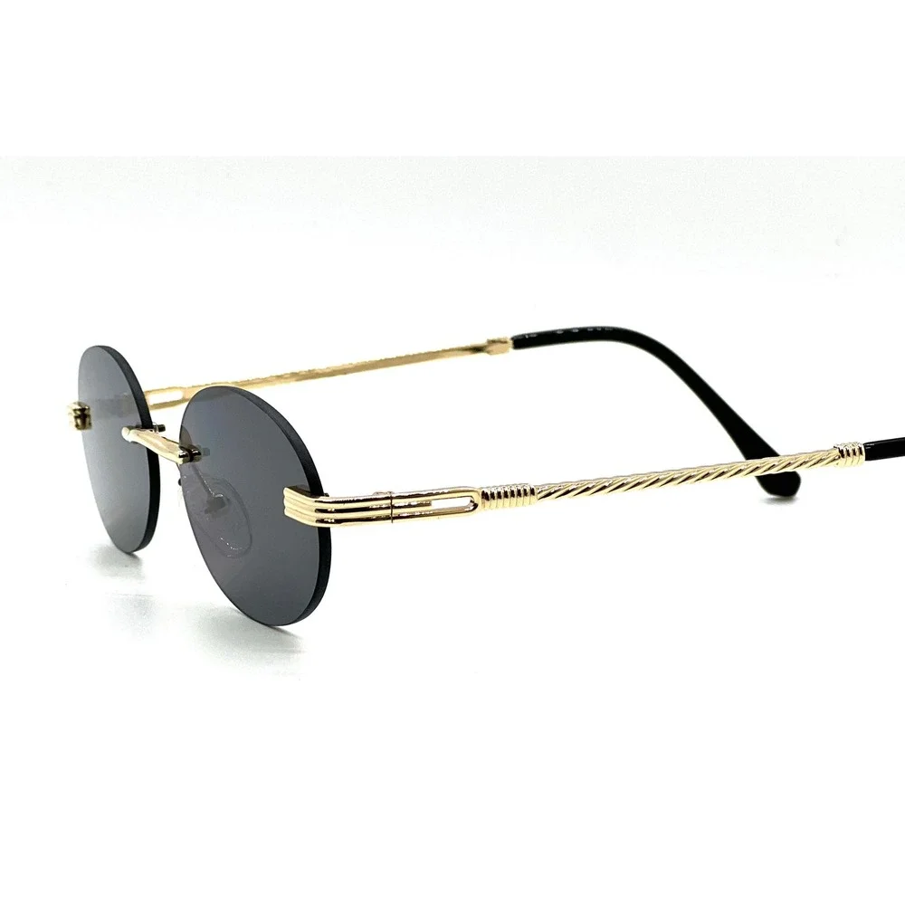 Men Sunglasses Outfit Sleek Frameless Sun Protection Luxurious Touch Rapper 2026